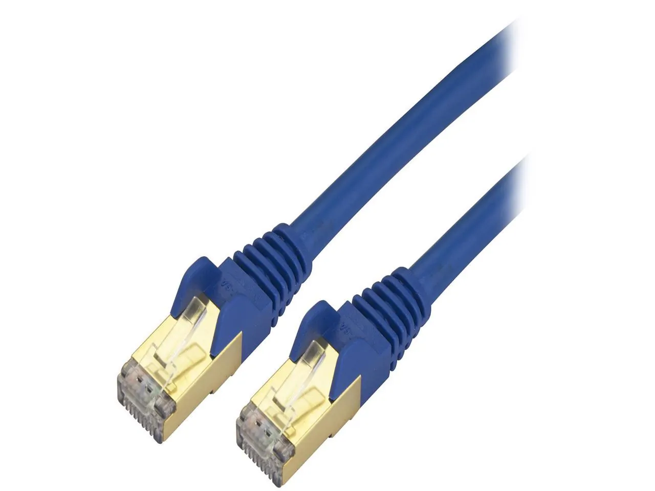 STARTECH C6ASPAT20BL — 20FT CAT6A ETHERNET CABLE - 10 GIGABIT SHIELDED SNAGLESS RJ45 100W POE PATCH COR