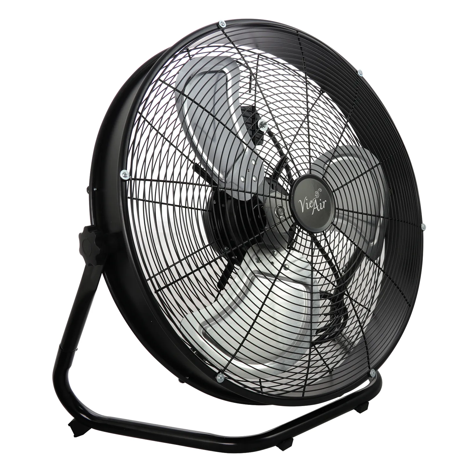 VIE AIR VA-20W_RB — Vie Air 20 Inch Metal Floor Drum Fan with 3 Speeds