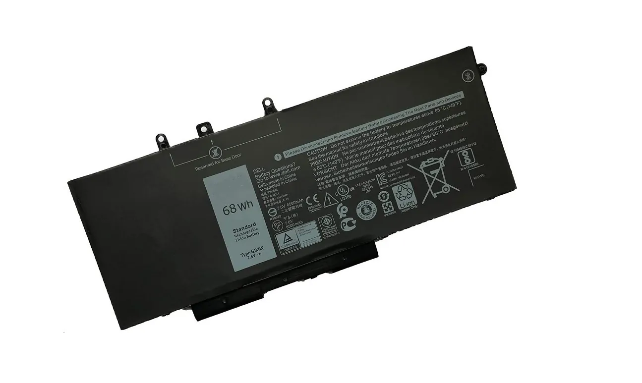 Total Micro GJKNX-TM — Total Micro 68 Wh 4-Cell Li-Ion Battery for Dell Laptops