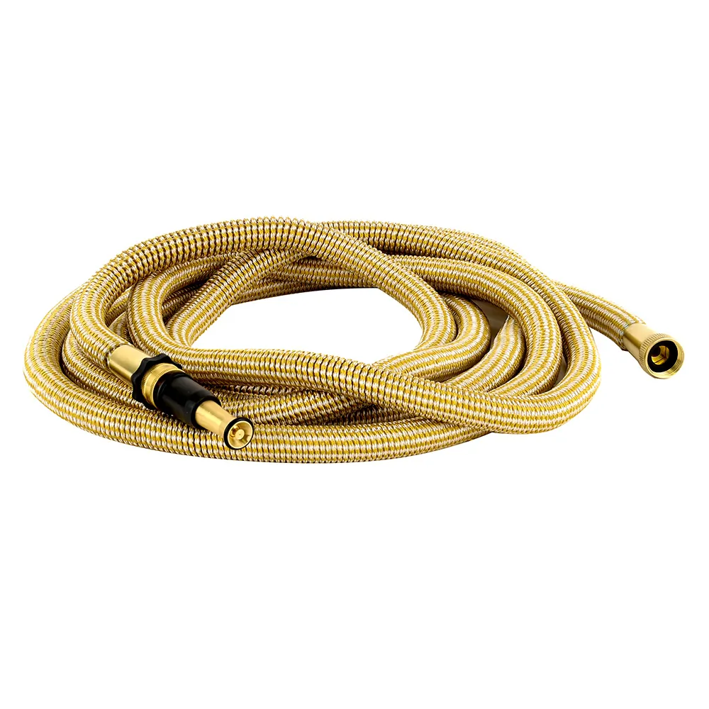 HoseCoil HEP75K - HoseCoil 75 Expandable PRO wBrass Twist Nozzle & Nylon Mesh 