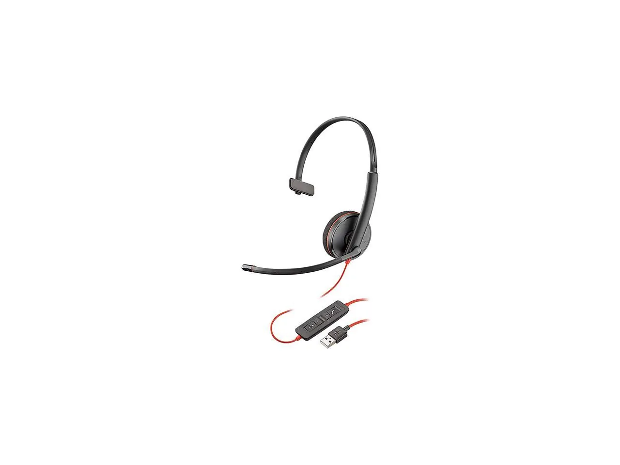 HP PL-209744-101 — Plantronics BLACKWIRE 3200 Series UC Headset - Mono