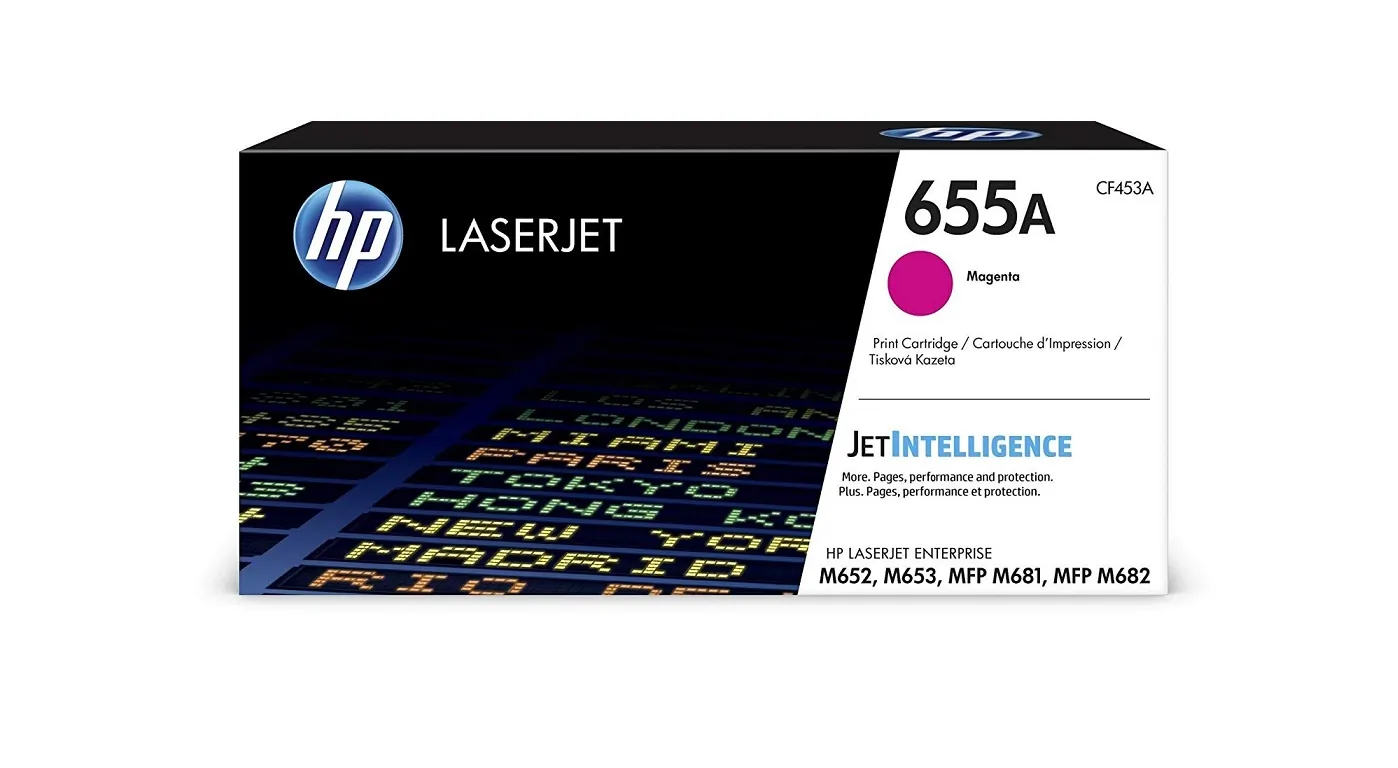 HP HEWCF453A — HP 655A Magenta LaserJet Toner Cartridge CF453A ( Unused )
