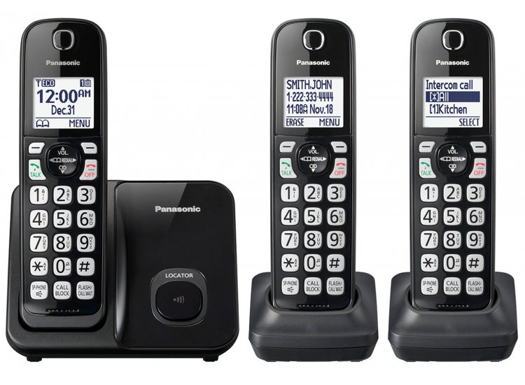 PANASONIC KX-TGD613B - Cordless Telephone in Black