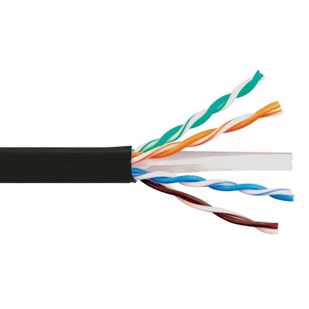 Cablesys ICC-ICCABR6EBK — Enhanced CAT6e Riser Cable in Black - High Performance