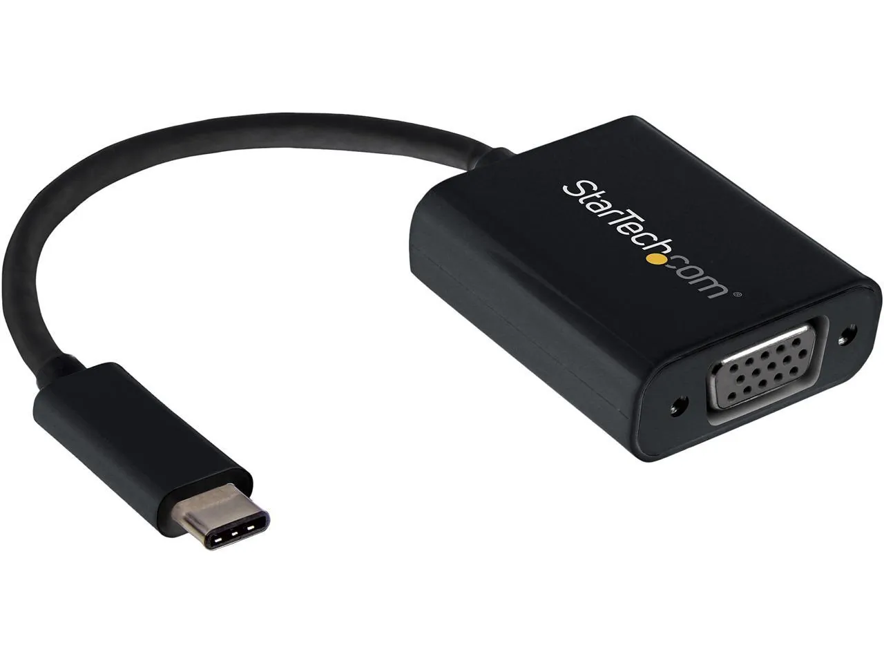 STARTECH CDP2VGA — CONNECT YOUR MACBOOK, CHROMEBOOK OR LAPTOP WITH USB-C TO A VGA MONITOR/PROJECTOR