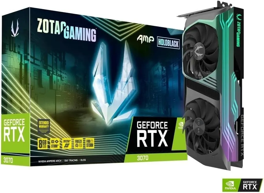 ZOTAC ZT-A30700F-10P — Zotac GeForce RTX 3070 Holo 8GB Video Card