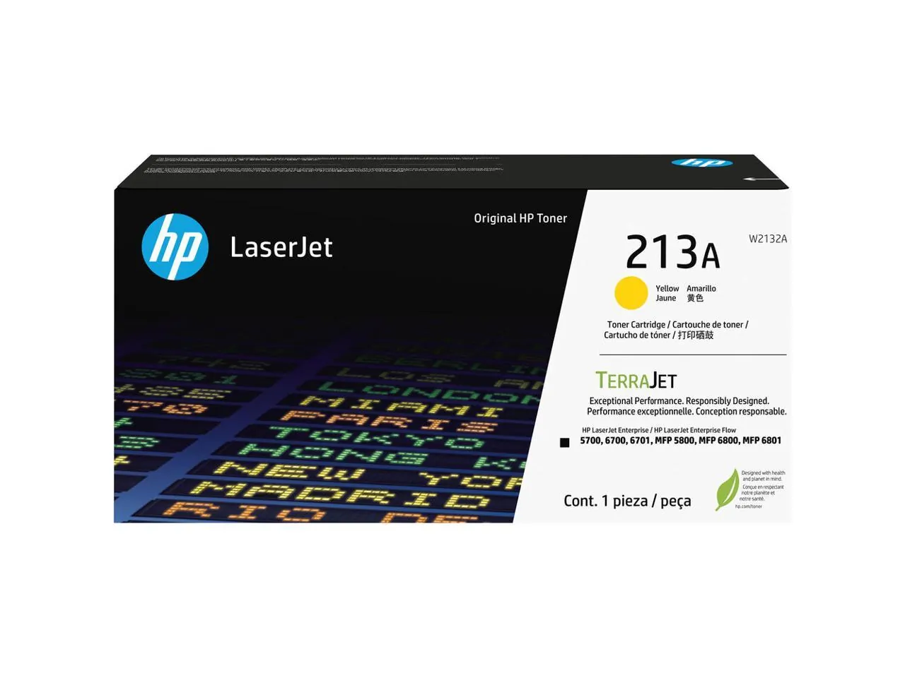 HP HEWW2132A — Print HP|W2132A HP 213A (W2132A) YELLOW LASERJET TONER R