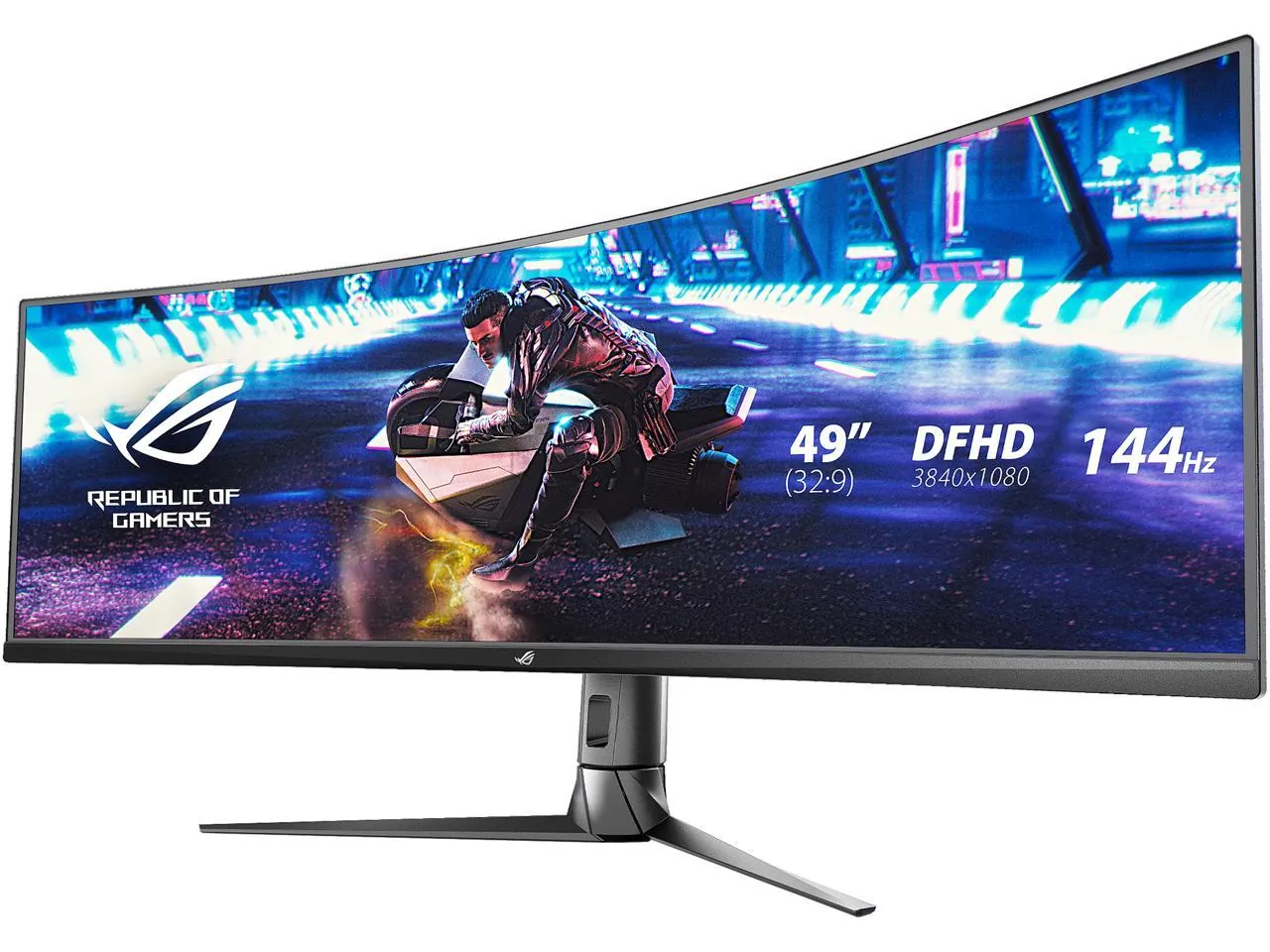 ASUS XG49VQ — ROG STRIX XG49VQ GAMING MONITOR 49IN CURVED 3840X1080 DFHD @ 144HZ DISPLAY HDR 4