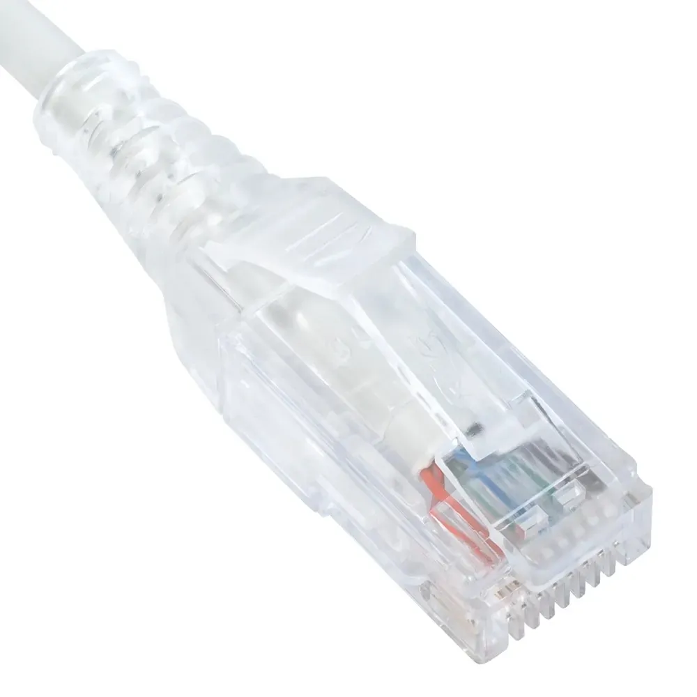 Cablesys ICC-ICPCSY01WH — CAT 6 Slim Ethernet Patch Cord - 10 Pack, 1ft