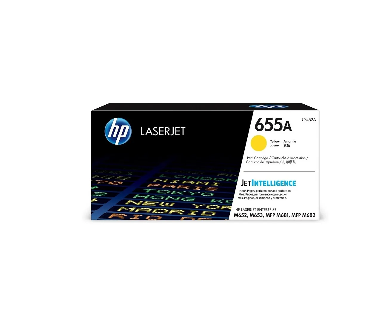 HP HEWCF452A — HP 655A Yellow LaserJet Toner Cartridge CF452A ( Unused )