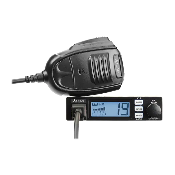 COBRA ELECTRONICS 19MINIAMFM - 19 MINI CB AMFM CB RADIO
