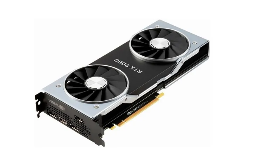 NVIDIA 900-1G180-2500-000 — NVIDIA RTX 2080 Founder's Edition 8GB Graphics Card