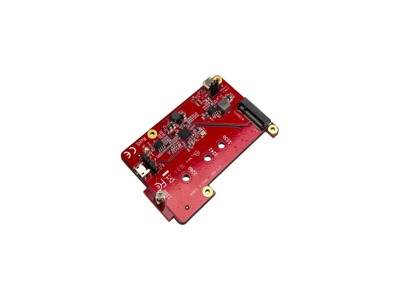 STARTECH PIB2M21 — Raspberry Pi Board - USB 2.0 480Mbps - USB to M.2 SATA Converter - USB to SATA Raspberry Pi SSD - Connect an M.2 SATA drive to your development board to increase data storage capacity - M.2 NGFF SATA SSD adapter for Raspberry Pi board- USB 2.0 to M.2 SATA drive converter for dev boards - SATA I, II, III - Includes cable and mounting accessories