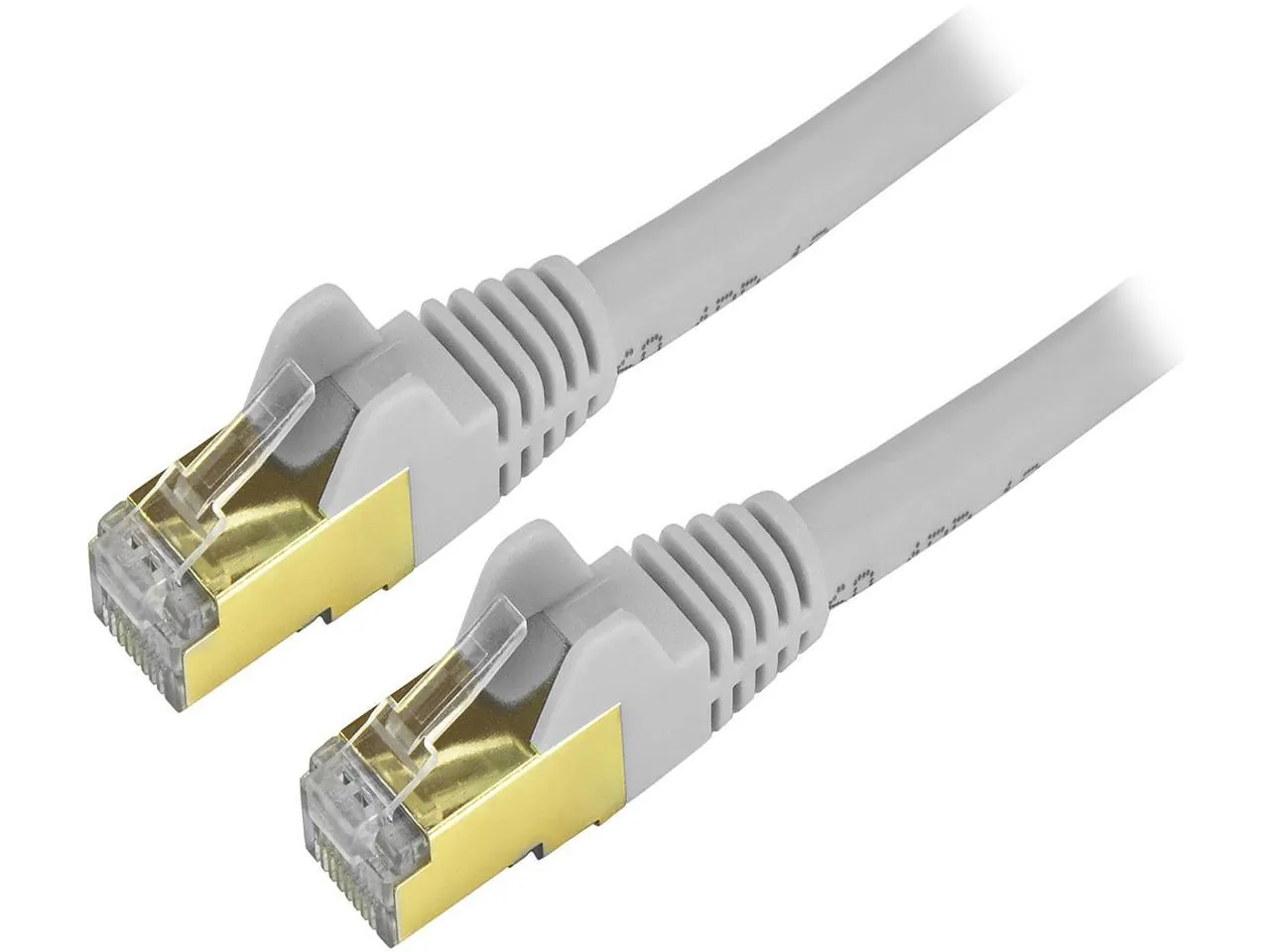 STARTECH C6ASPAT4GR — CAT6A ETHERNET CABLE DELIVERS 10 GIGABIT CONNECTION FREE OF NOISE & EMI/RFI INTE