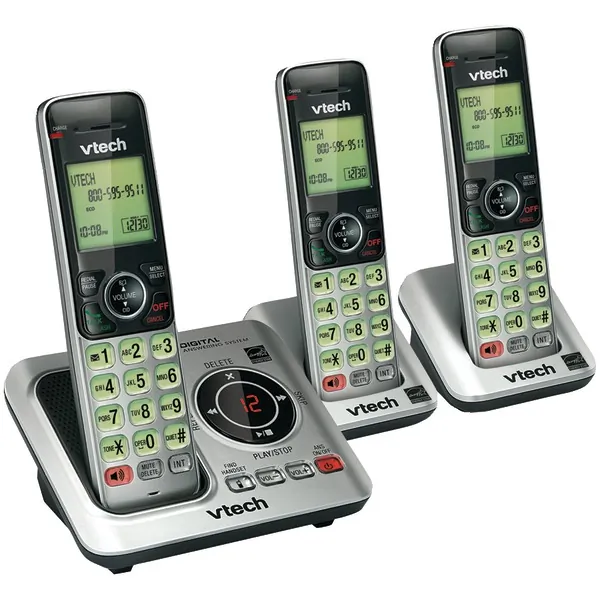 VTECH CS6629-3 - VTech CS6629-3 DECT 6.0 Cordless Phone - Cordless - Corded -