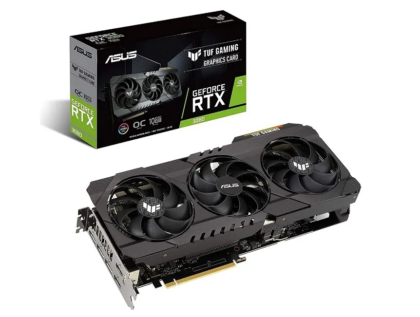 ASUS 90YV0FB1-M0AM00 - 10GB Asus TUF Gaming GeForce RTX 3080 OC Edition PCI-E Graph