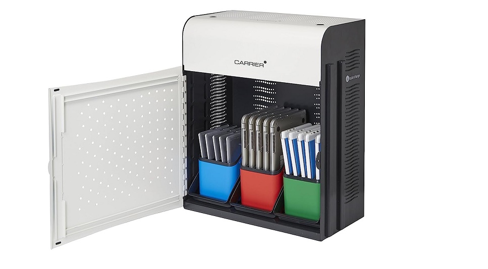 LocknCharge NWMPC-753010025-08 - Lockncharge Carrier 15 Slot Charging Station GreyWhite (1011