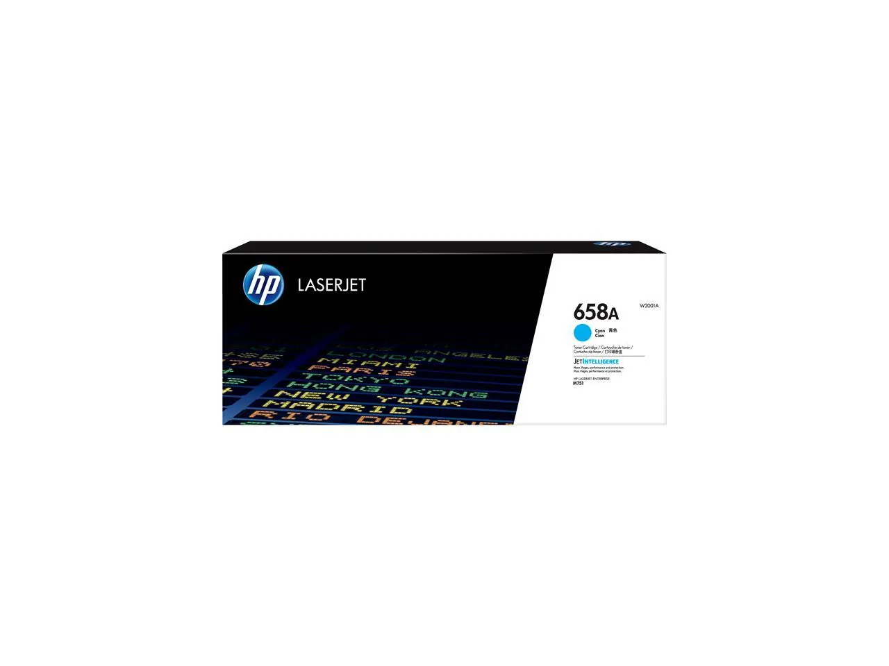 HP HEWW2001A — HP 658A Toner Cartridge Cyan W2001A