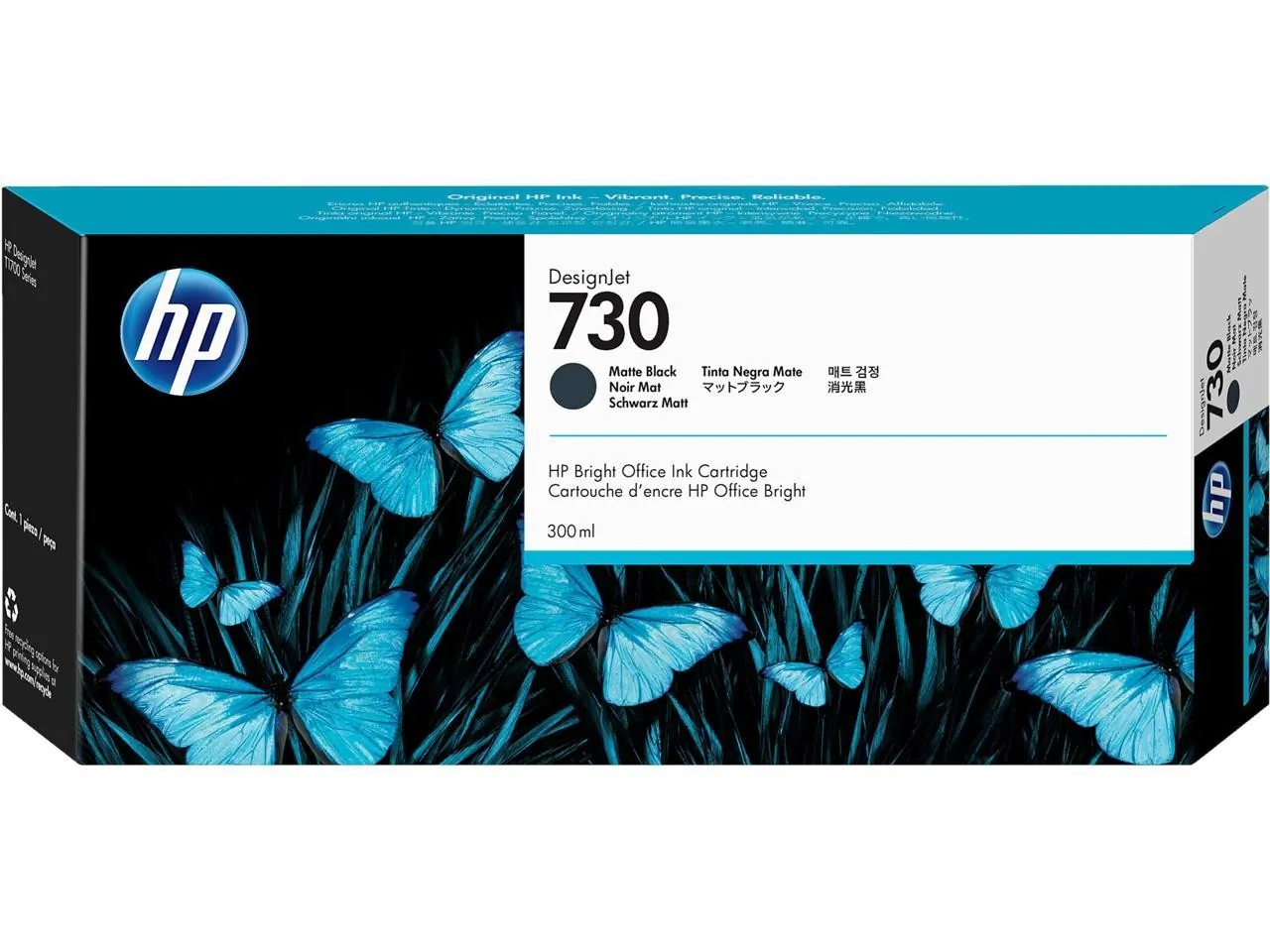HP HEWP2V71A — HP 730 High Yield Ink Cartridge Matte Black P2V71A