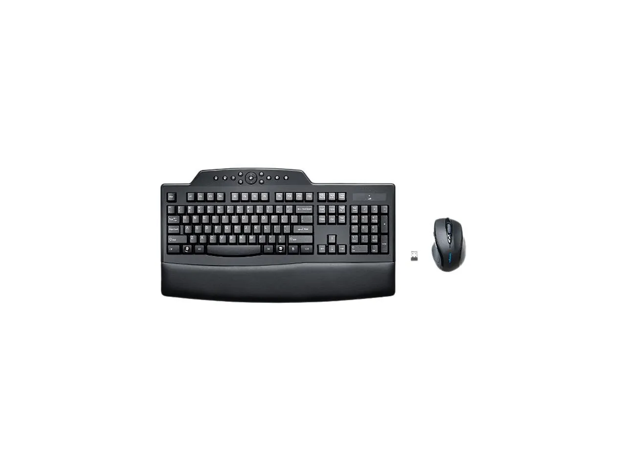 KENSINGTON K72403USA — Kensington Pro Fit Wireless Comfort Desktop Set - Keyboard and mouse set - wireless - US - black