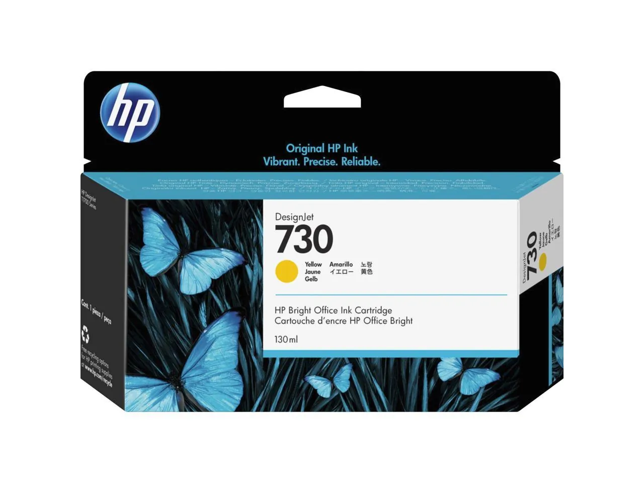 HP HEWP2V64A — HP 730 Ink Cartridge 130ml Yellow P2V64A