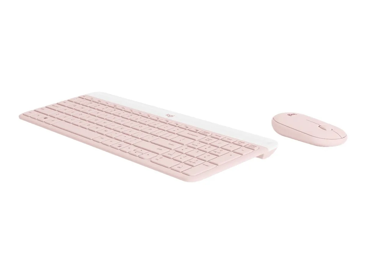 Logitech 920-011311 — SLIM WIRELESS KEYBOARD AND MOUSE COMBO MK470 - ROSE