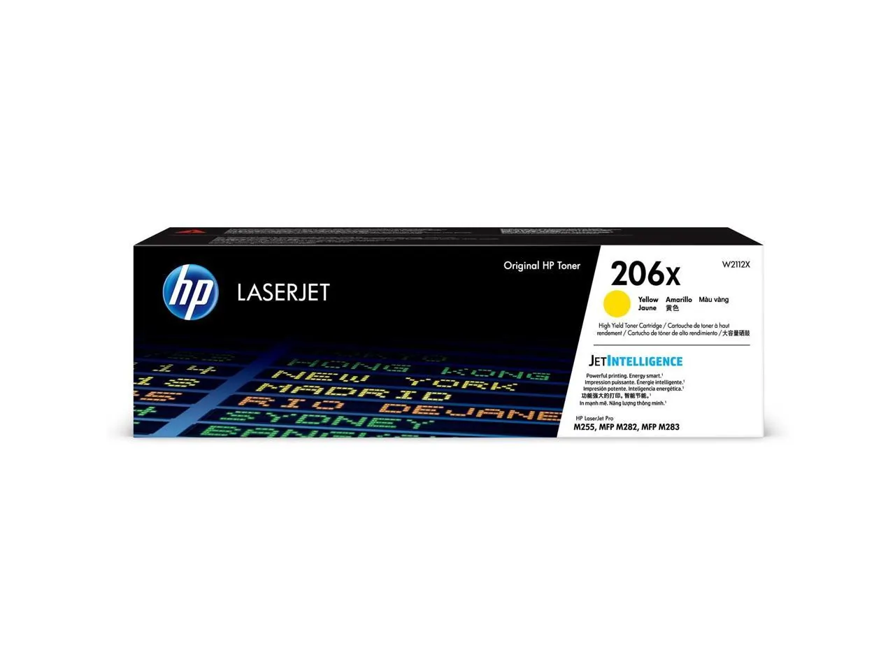 HP HEWW2112X — HP 206X High Yield Yellow LaserJet Toner Cartridge W2112X