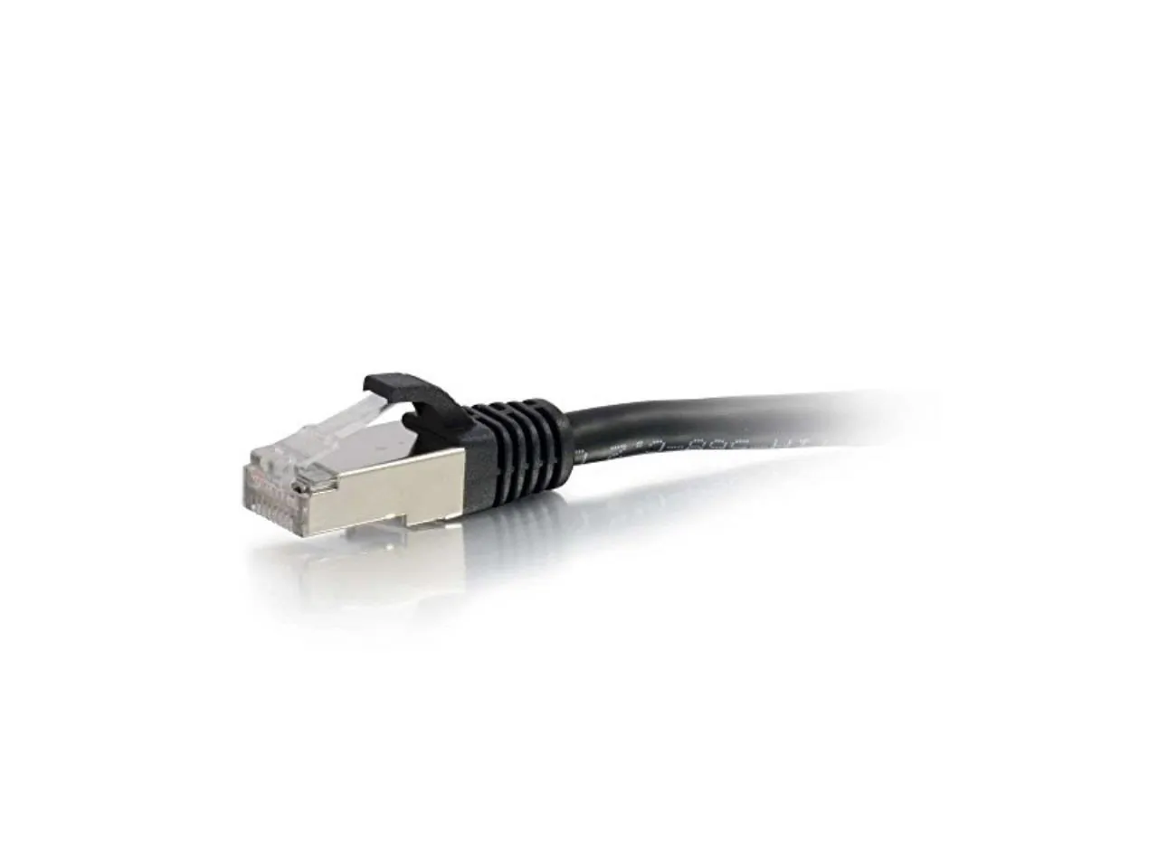 C2G 00981 — 6IN CAT6 SNAGLESS STP CABLE-BLK