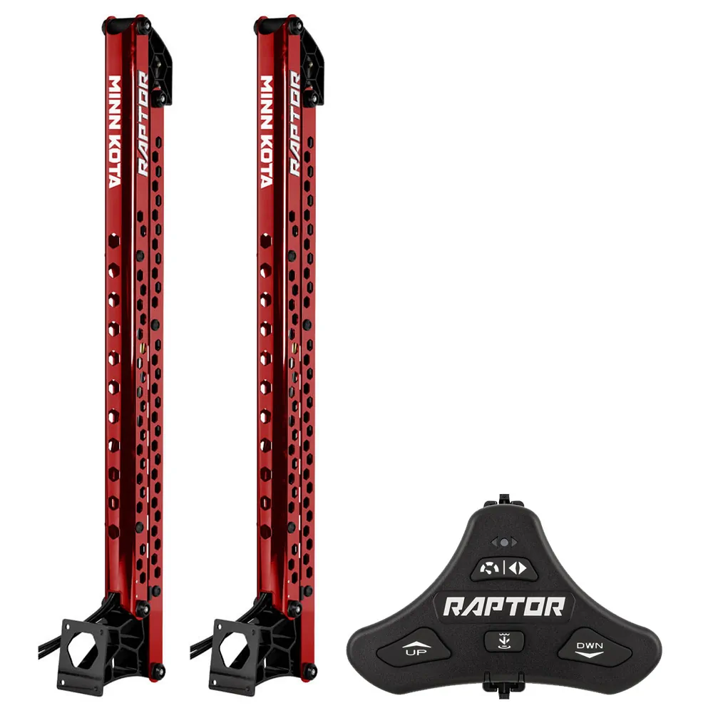 Minn Kota 1810632/PAIR - Minn Kota Raptor Bundle Pair - 10 Red Shallow Water Anchors 