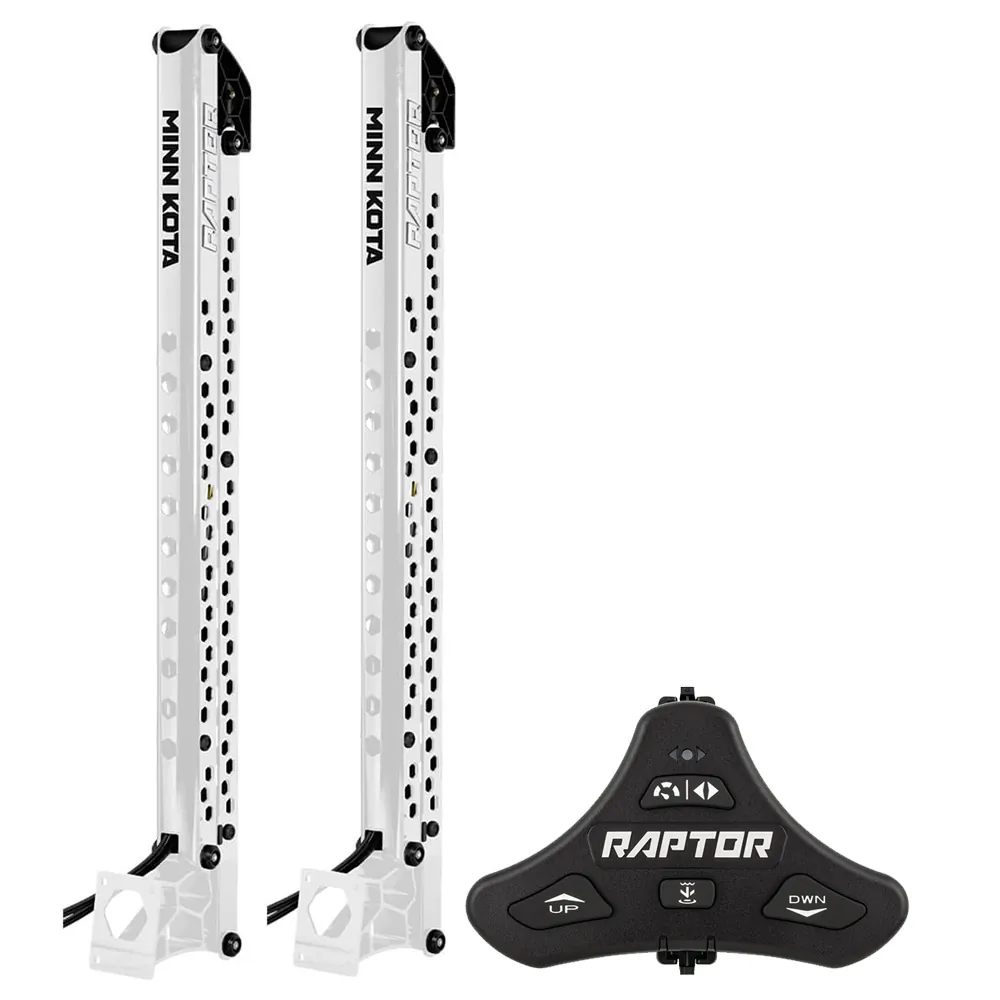 Minn Kota 1810631/PAIR - Minn Kota Raptor Bundle Pair - 10 White Shallow Water Anchor
