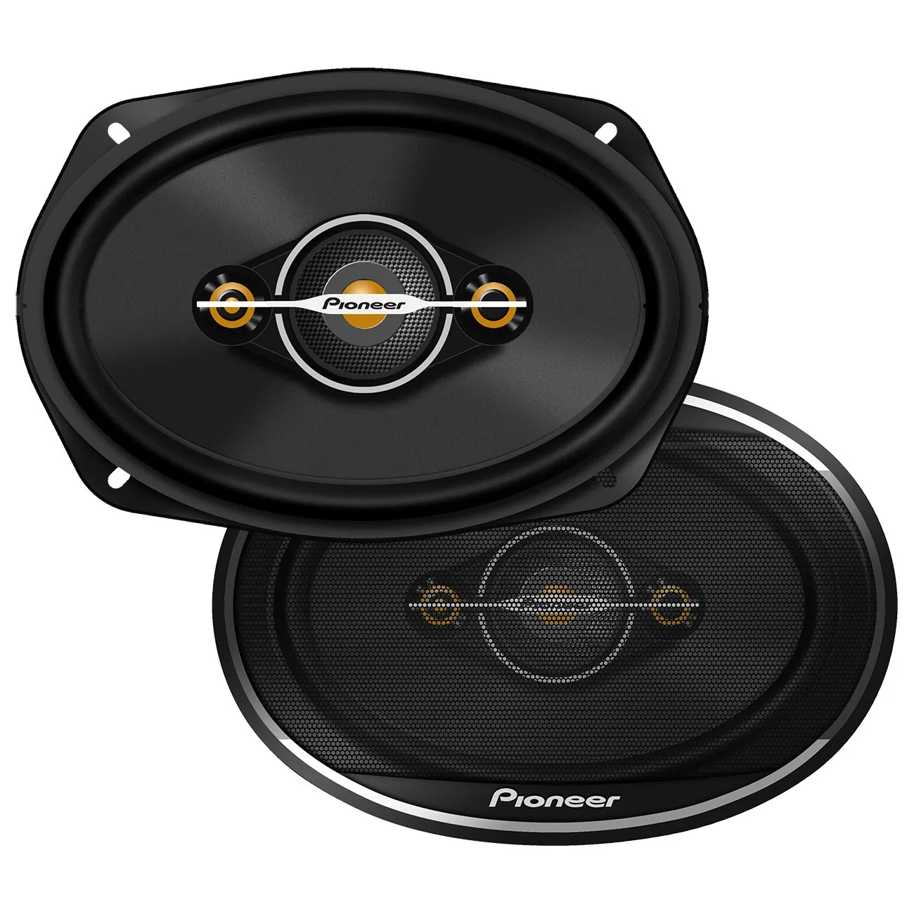 Pioneer TSA6971F - Pioneer 6x9 Shallow Mount 4-Way Full Range Speakers - 600W