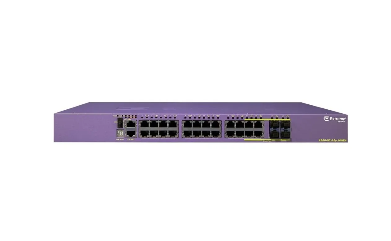 Extreme Networks X440-G2-24P-10GE4 - Extreme Networks X440-G2-24P-10GE4 24-Ports + 4x SFP Combo R
