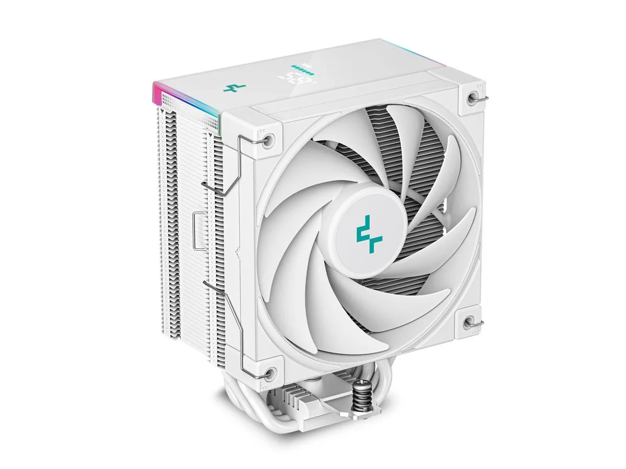 DEEPCOOL R-AK500S-WHADMN-G - DeepCool AK500S WH Digital Air Cooler with CPU Screen