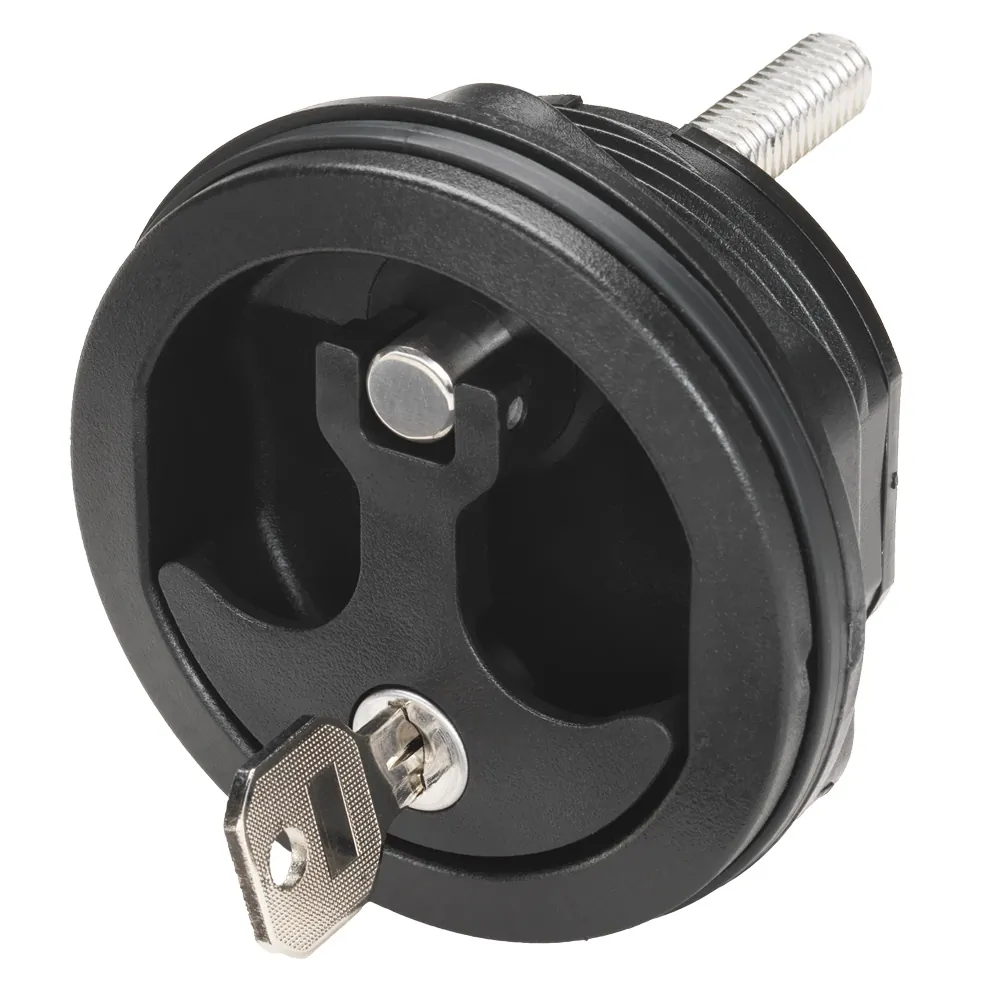 Whitecap 3726BC — Nylon Compression Handle - Locking - Black/Black