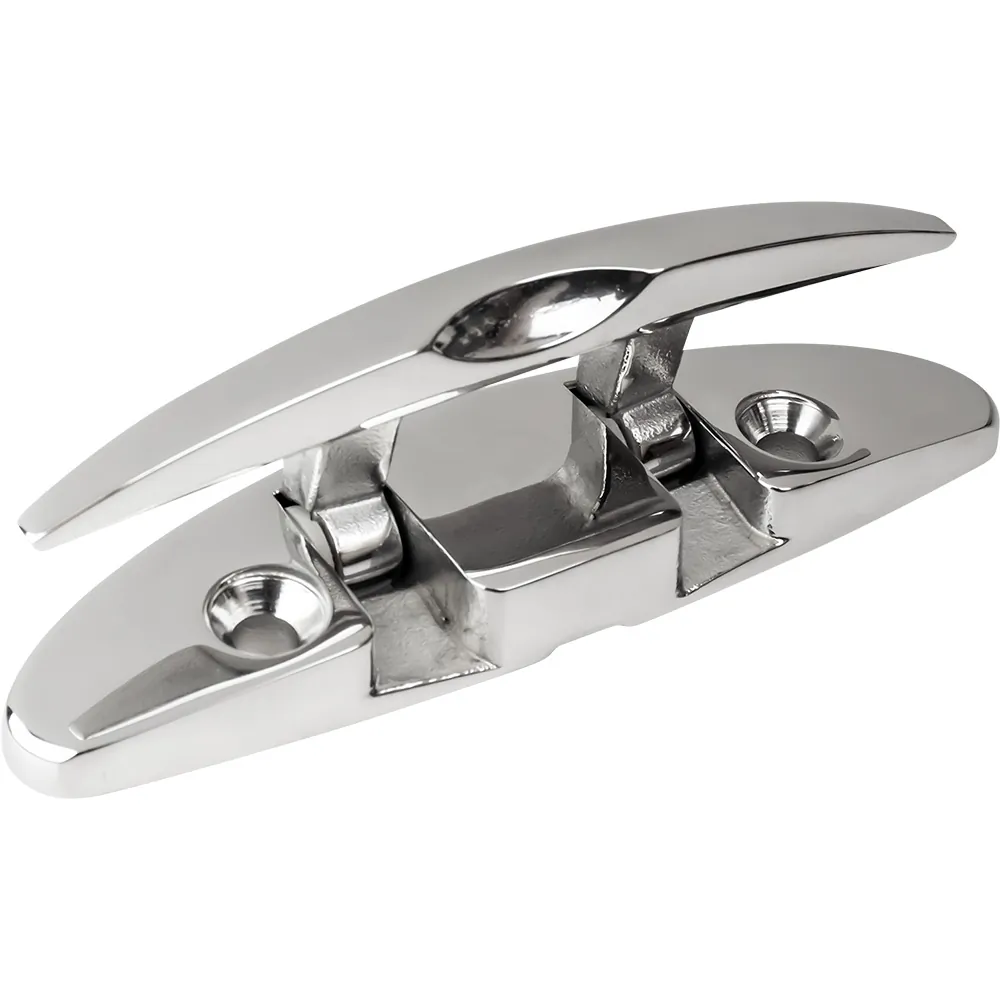 SeaDog 041125-1 — Sea-Dog 5" Polished Stainless Steel Folding Cleat