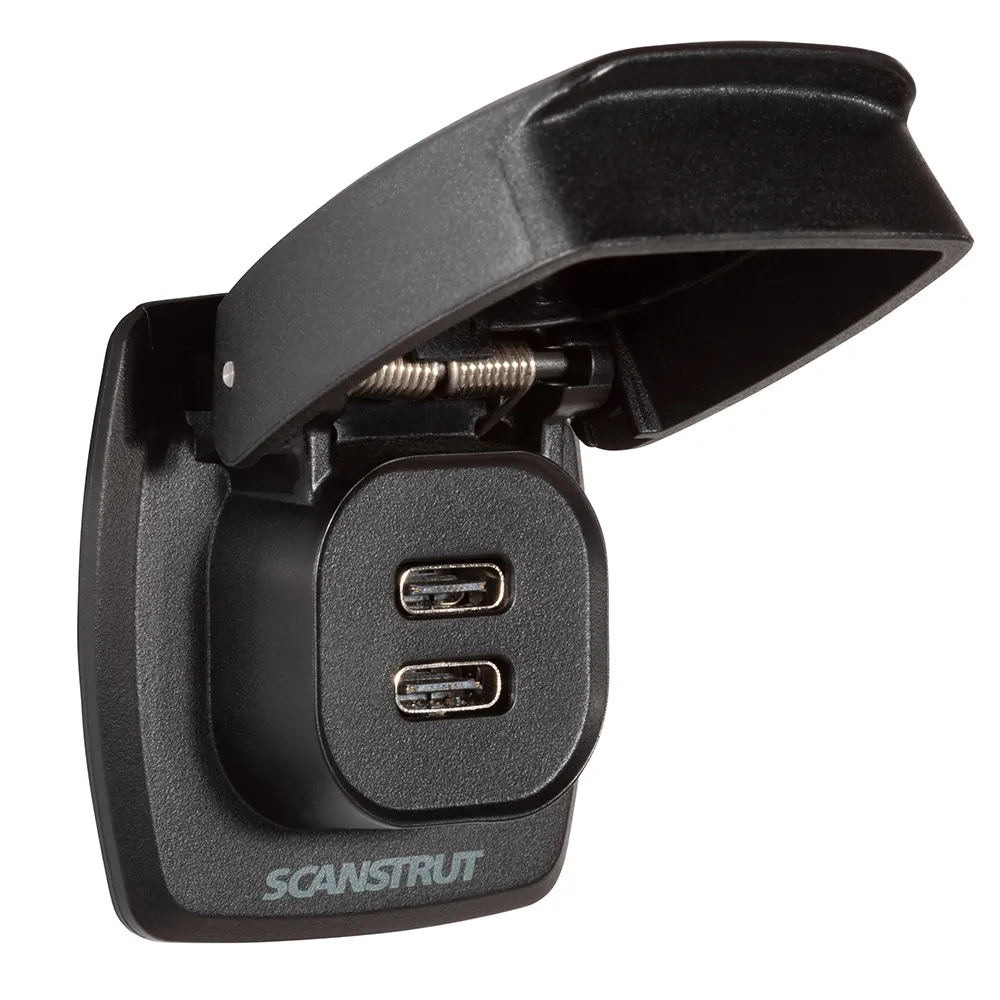 Scanstrut SC-USB-F3 - Scanstrut Flip Pro Max Dual USB-C Charge Socket 60W