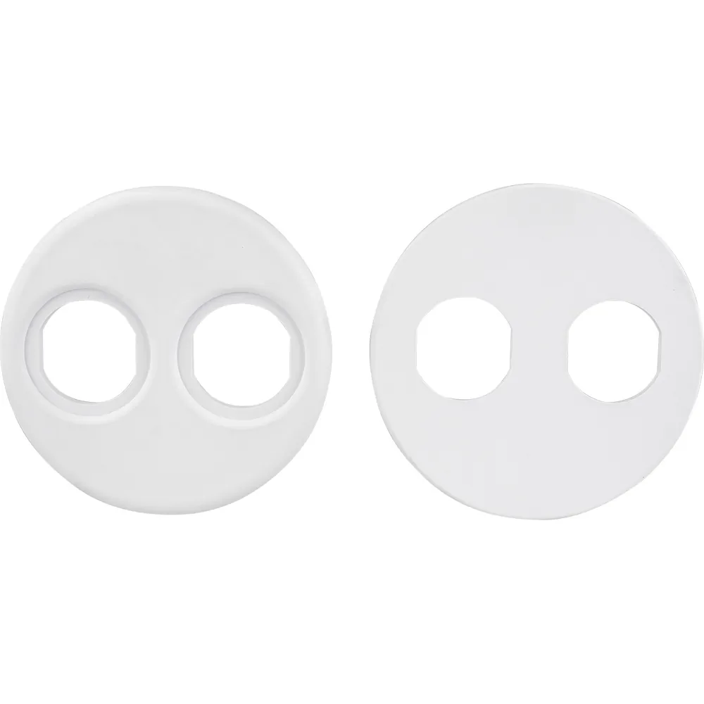 SeaDog 426104-1 — Sea-Dog White 4" Gauge Power Socket Adapter Plate