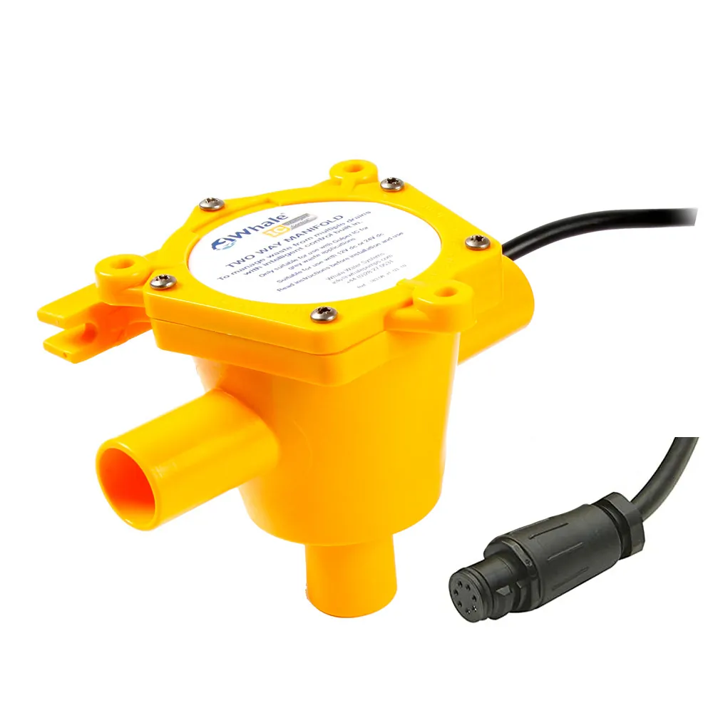 Whale Marine WM1984B - Whale Intelligent 2-Way Waste Manifold - 12ft Cable