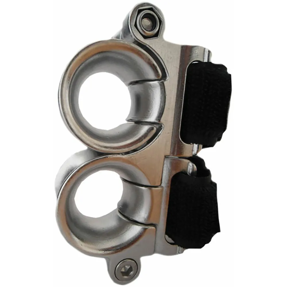Wichard Marine 20220 — Wichard Double Fairlead - 25mm Diameter Stanchion w/Webbing - Velcro Stipe