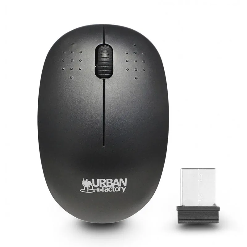 URBAN WMB01UF — Urban Factory Wireless Travel Mouse - 2.4 GHz, Black