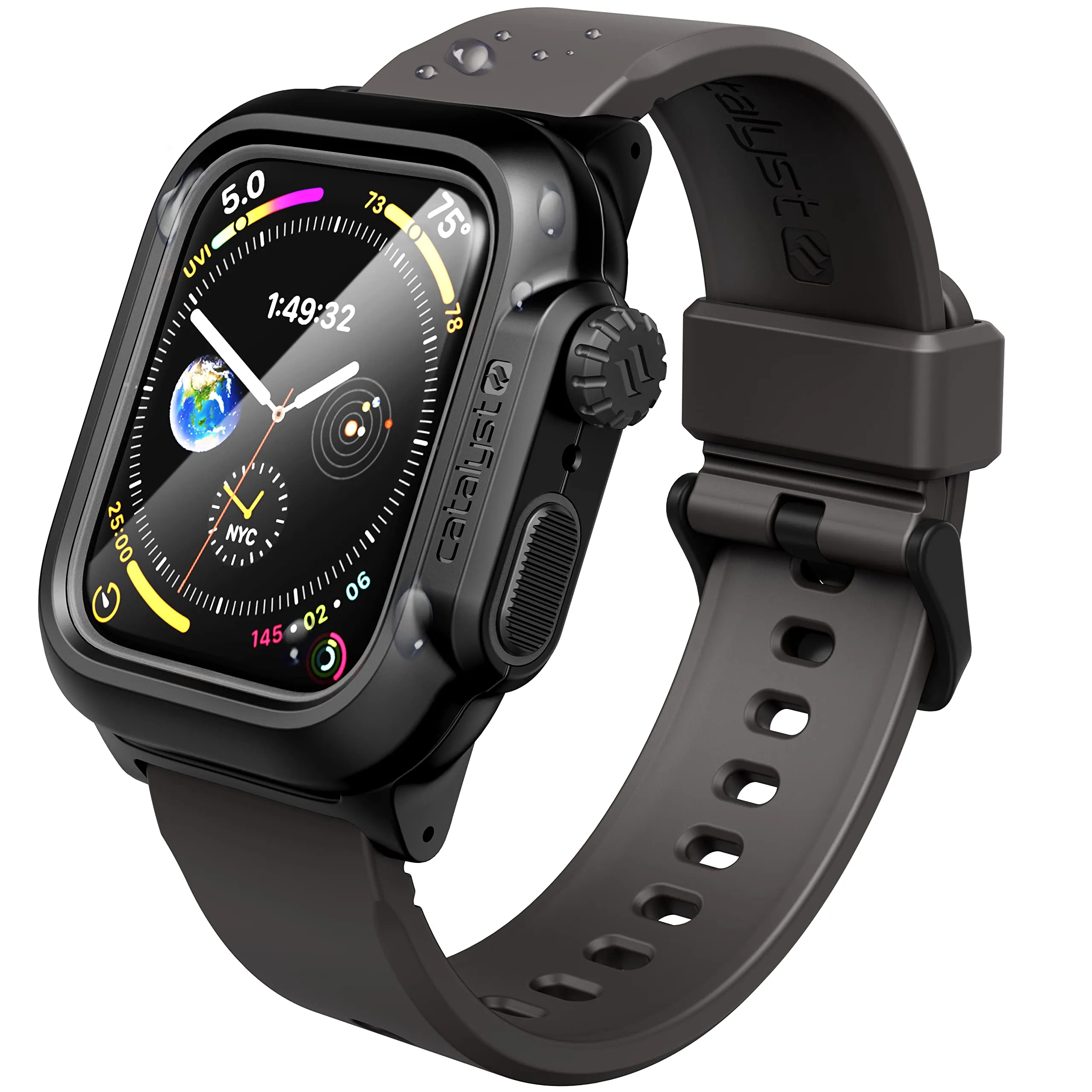 WELL KNOWN BRAND INC. CAT44WAT4GRY - 44MM APPLE WATCH 65 WATERPROOF