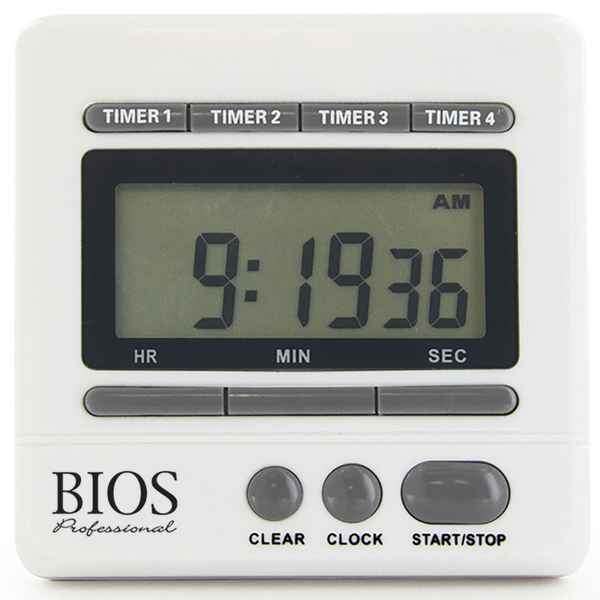 BIOS PROFESSIONAL DT145 - 4IN1 KITCHEN TIMER WHT