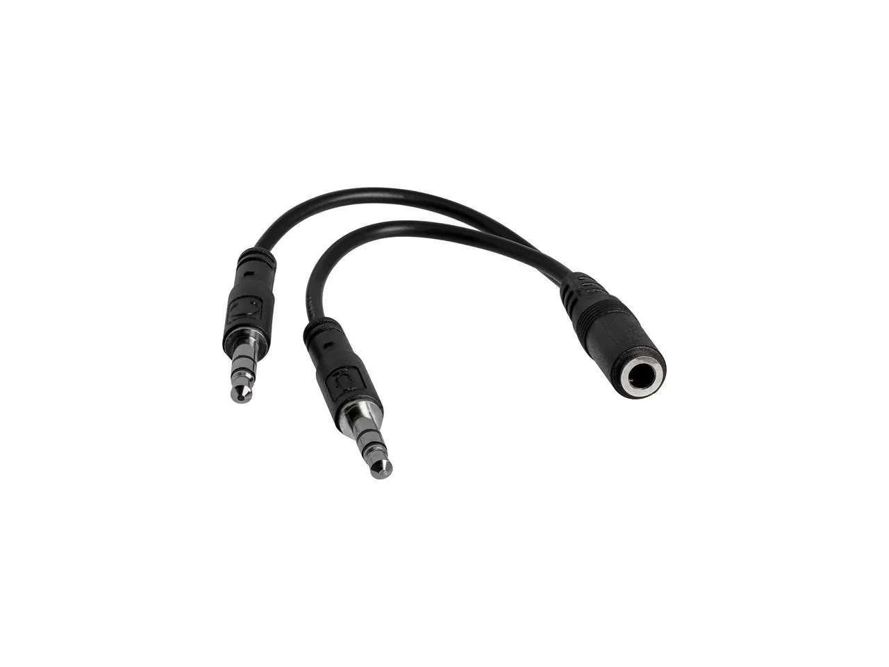 STARTECH MUYHSFMM — CONNECT A 4-POSITION HEADSET WITH AUDIO AND MICROPHONE INPUT TO YOUR DESKTOP OR
