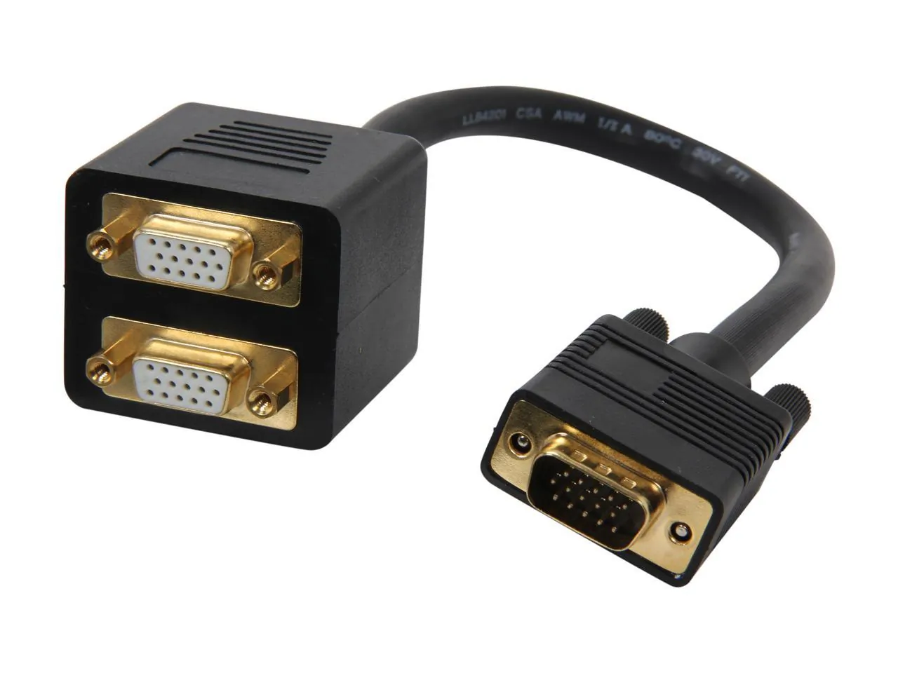 STARTECH VGASPL1VV - StarTech 1 ft VGA to Dual VGA Video Splitter Cable