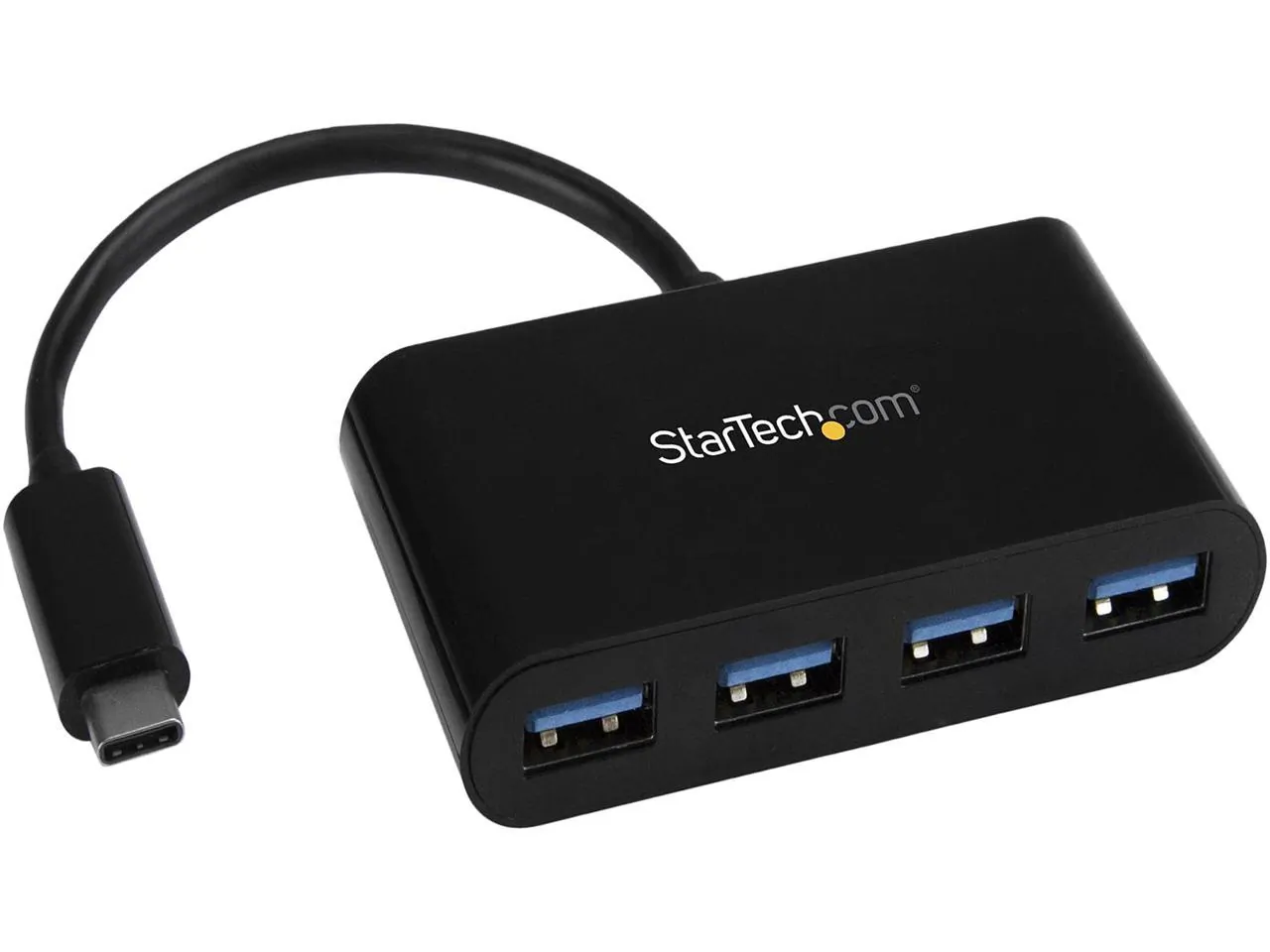 STARTECH HB30C4AB — TURN A LAPTOPS USB TYPE-C PORT INTO FOUR USB TYPE-A PORTS (5GBPS) USING THIS BUS