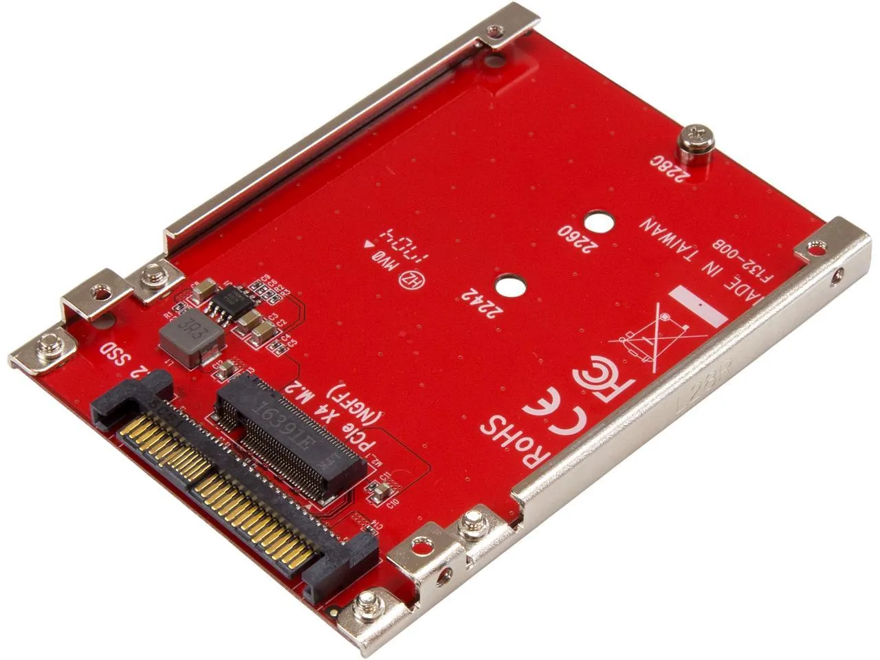 STARTECH U2M2E125 — ADD THE FAST PERFORMANCE OF AN M.2 NVME SSD TO YOUR COMPUTER OR SERVER THROUGH A