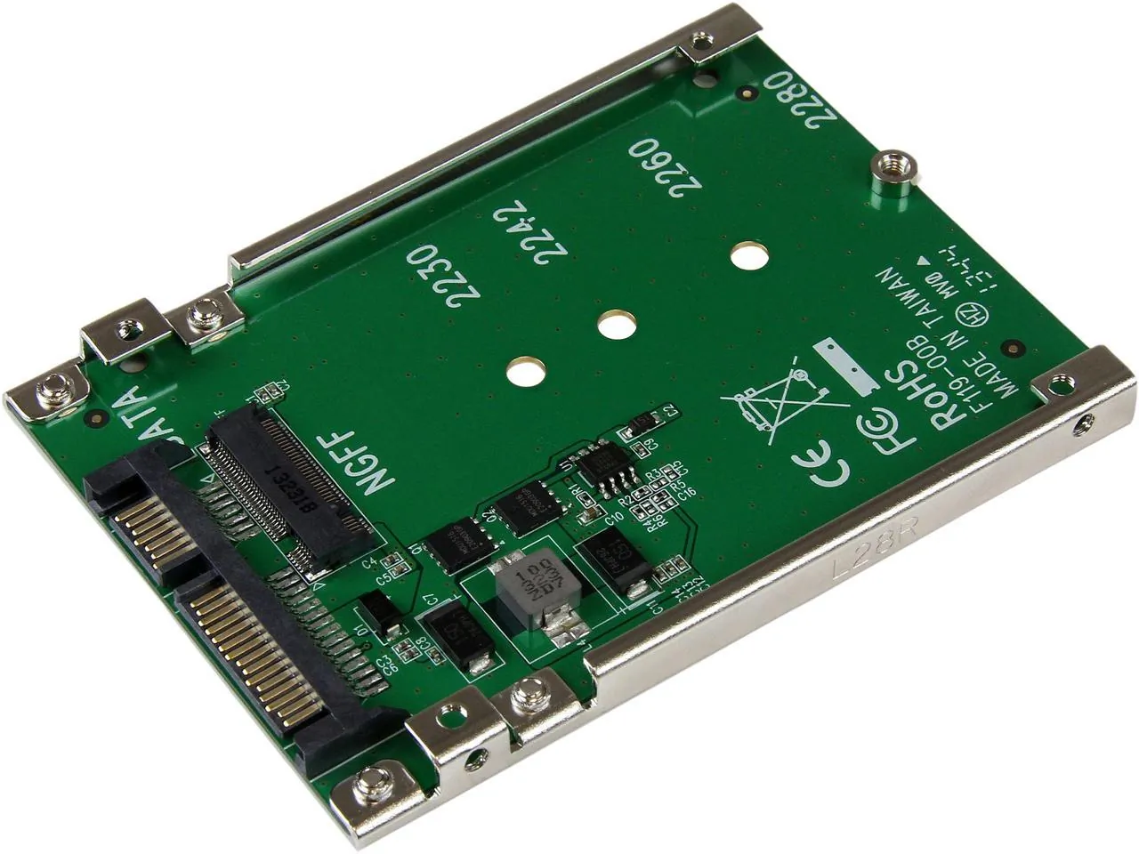 STARTECH SAT32M225 — CONVERT AN M.2 SSD INTO A 7MM HIGH 2.5IN SATA 6GBPS OPEN FRAME SSD - M.2 SSD TO