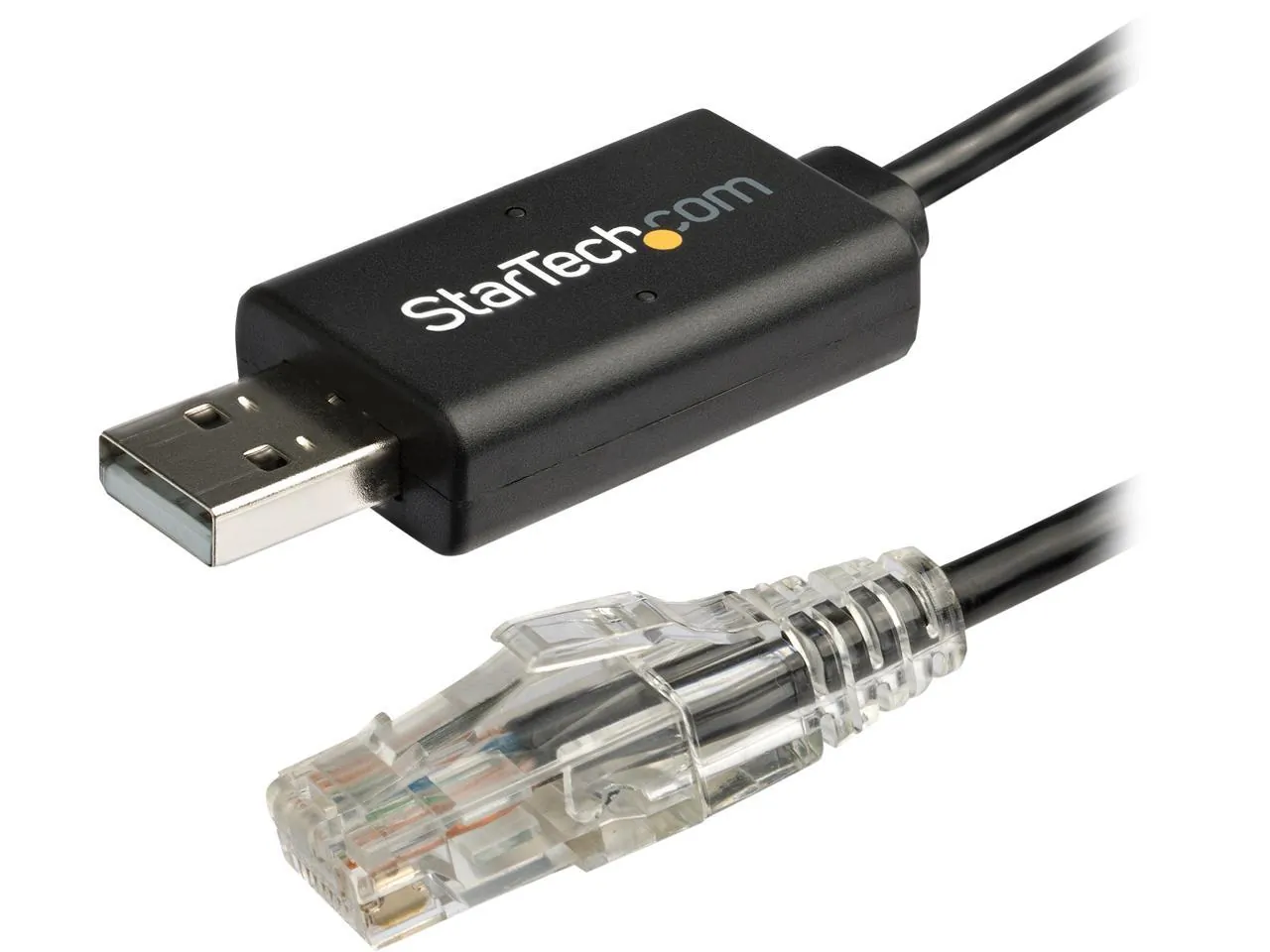 STARTECH ICUSBROLLOVR — CONNECT 6 FT / 1.8M CISCO USB CONSOLE CABLE TO USB 2.0 EQUIPPED LAPTOP TO RJ45 P