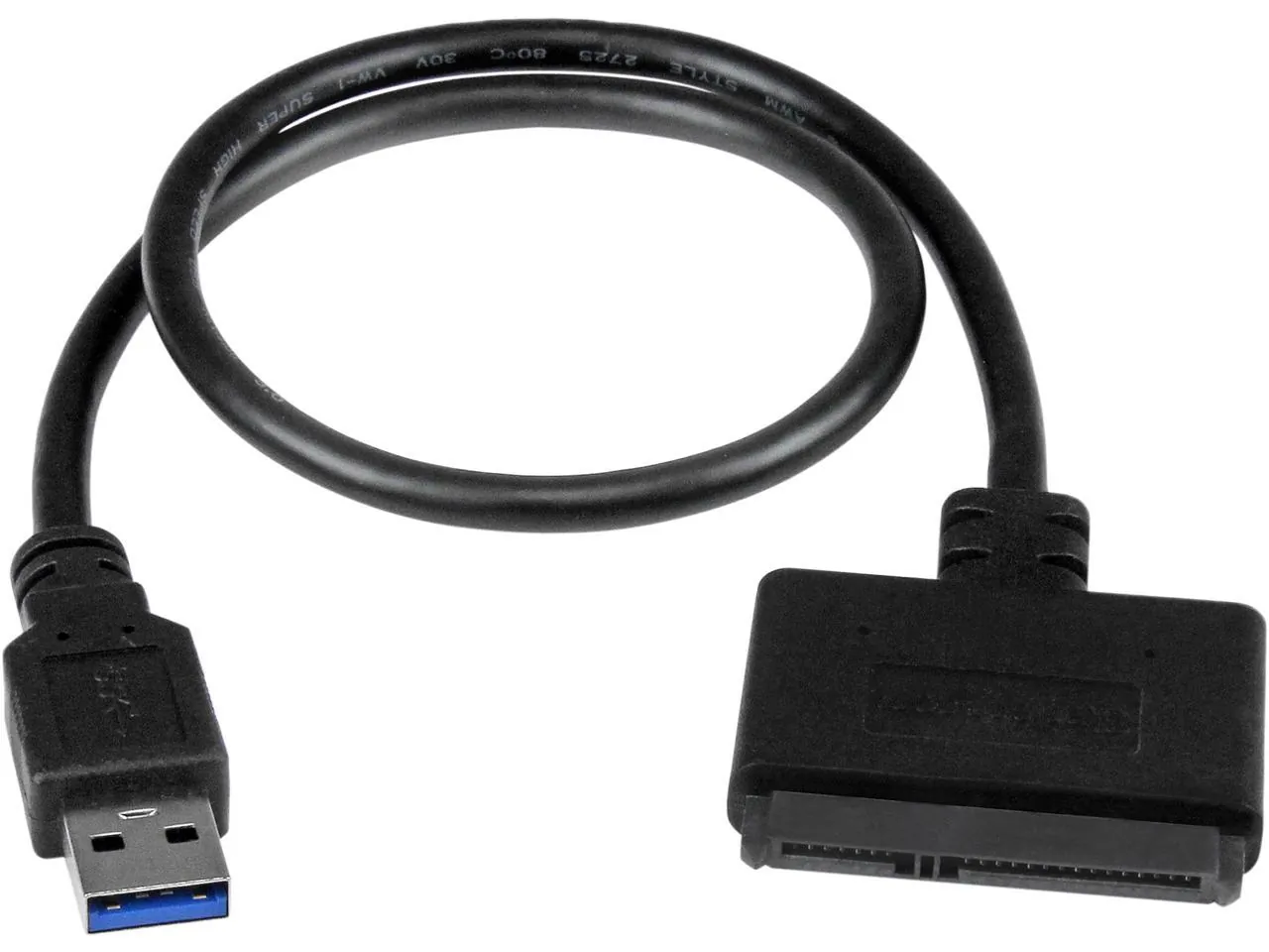 STARTECH USB3S2SAT3CB — QUICKLY ACCESS A SATA 2.5IN SSD OR HDD THROUGH THE USB-A PORT ON A LAPTOP W/ THI