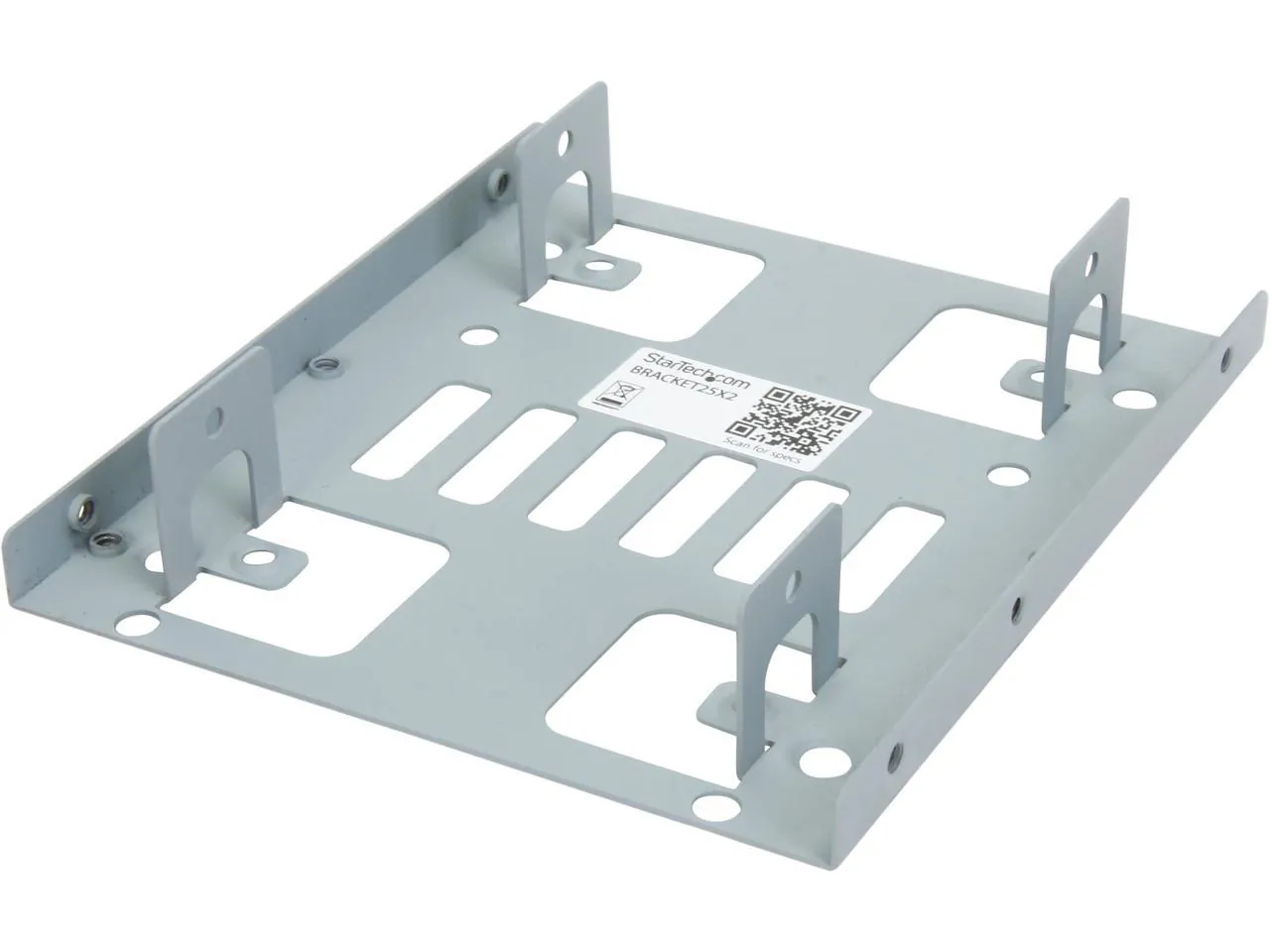 STARTECH BRACKET25X2 — MOUNT TWO 2.5IN SATA SSDS/HDDS INTO A SINGLE 3.5IN DRIVE BAY-HARD DRIVE MOUNTING